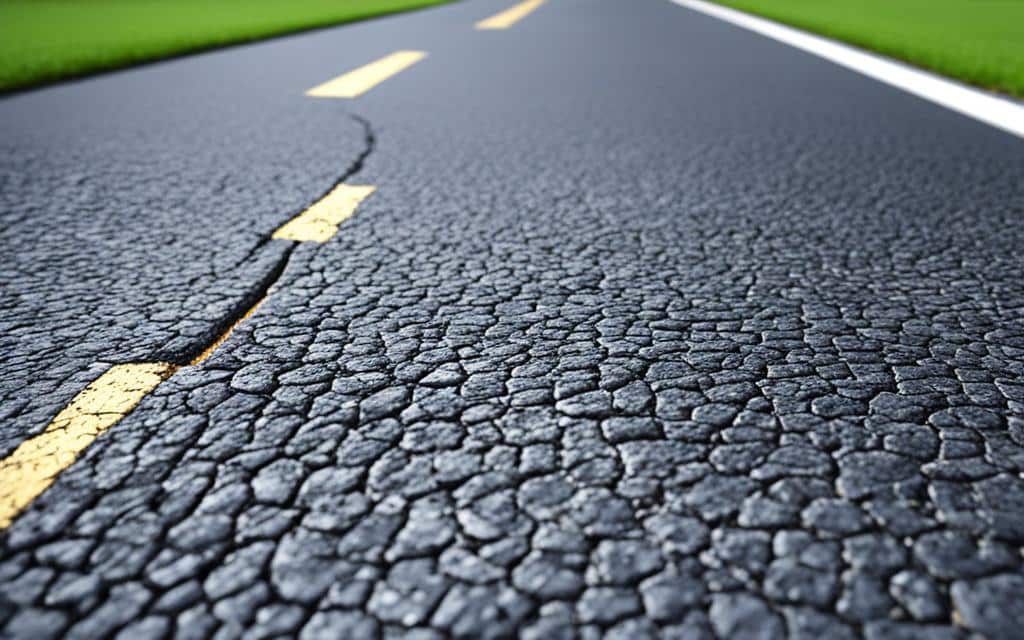 Asphalt Driveway with Cracks - Asphalt Crack Filling Materials