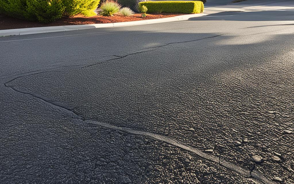 Asphalt cracks in Millbrae driveway - Asphalt Repair Millbrae CA