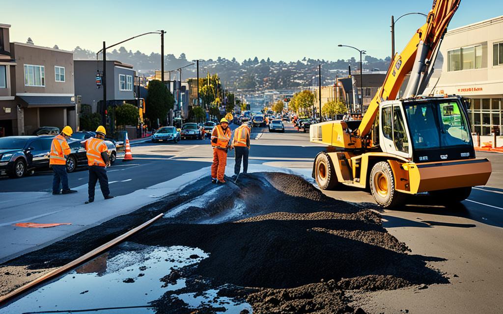 Millbrae Infrastructure Improvement - Pothole Repair Millbrae CA