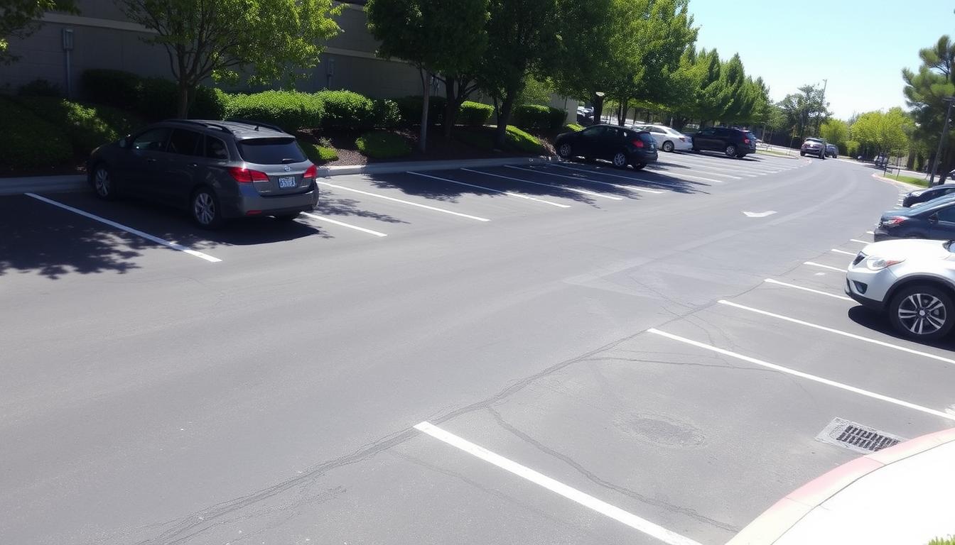 Parking Space Striping East Palo Alto CA