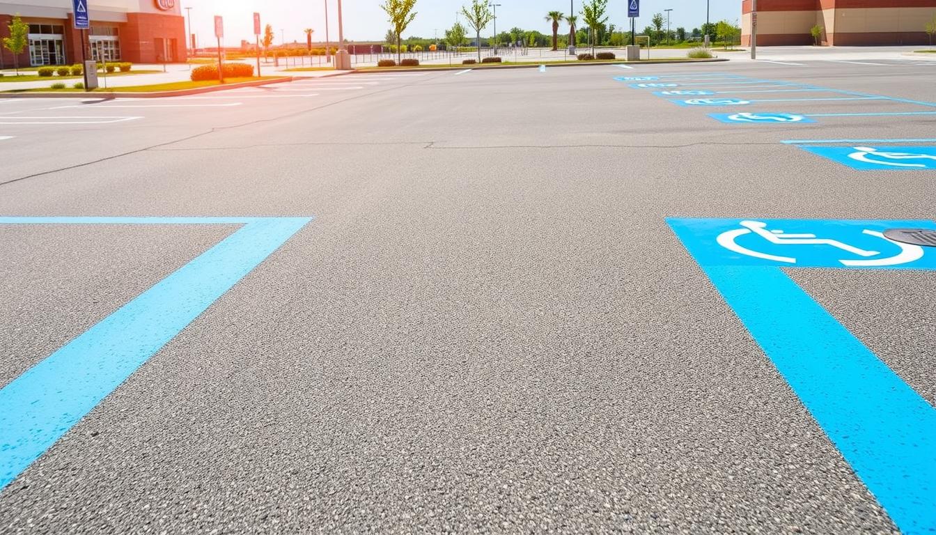 ADA compliance in parking lot striping - Why is Parking Space Striping Important?