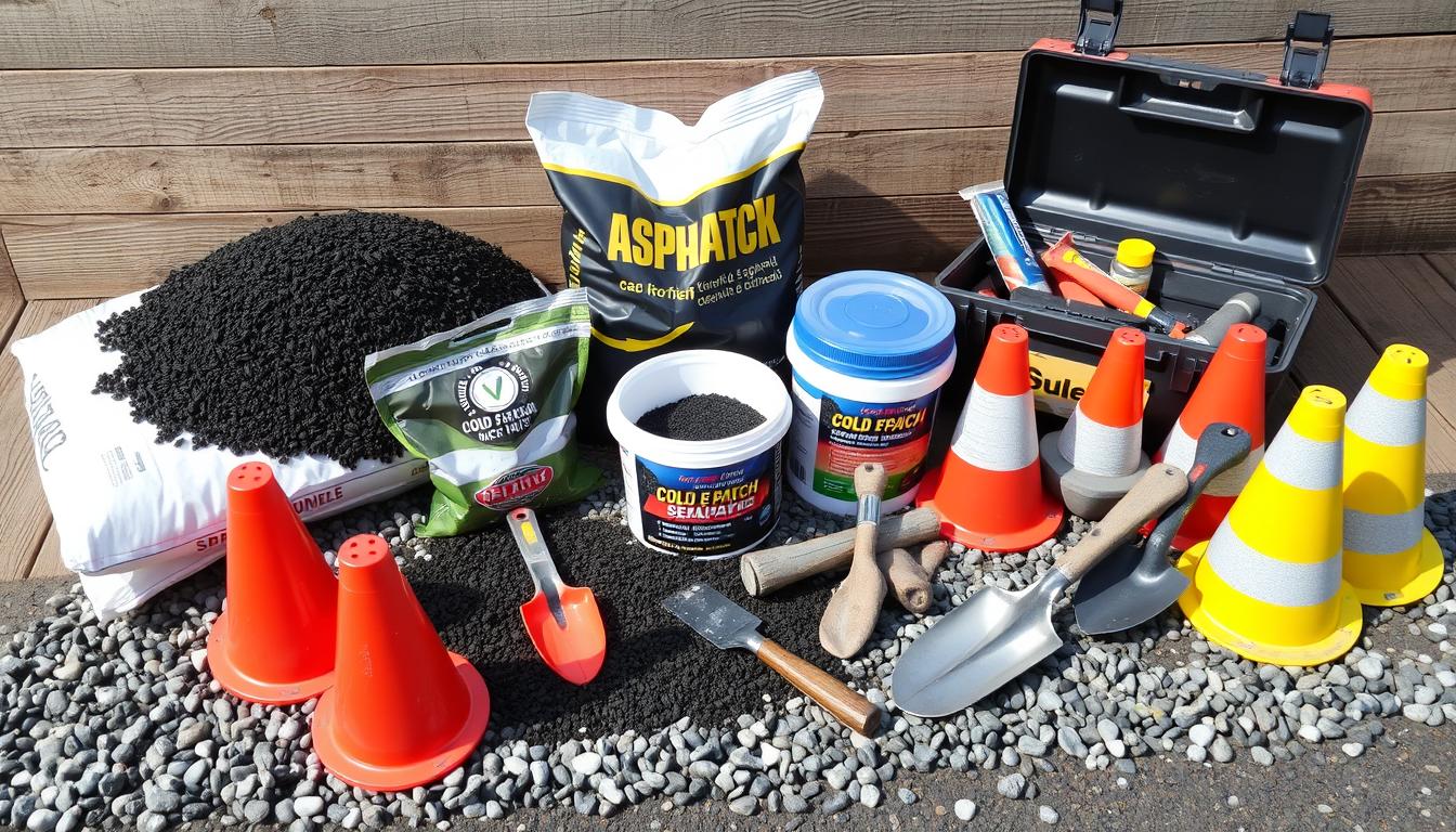 What materials are used for asphalt repair?