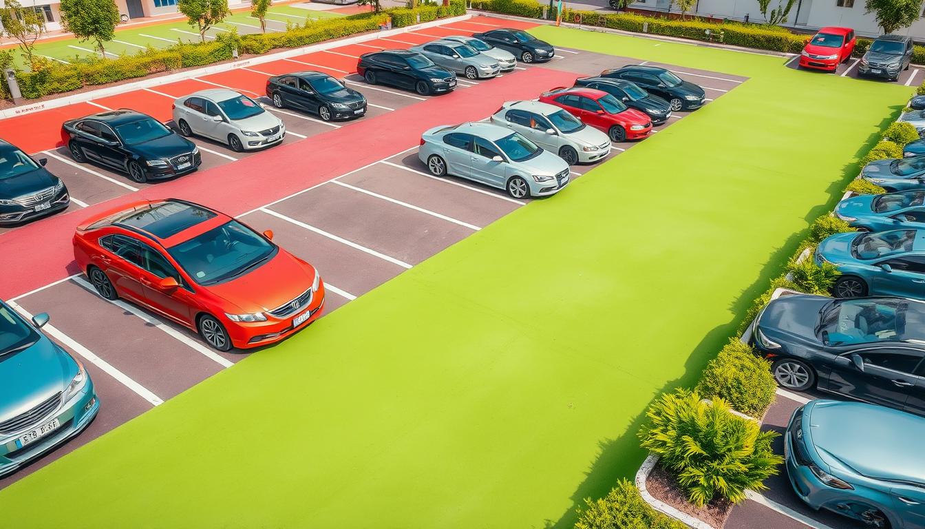 Why is parking space striping important?