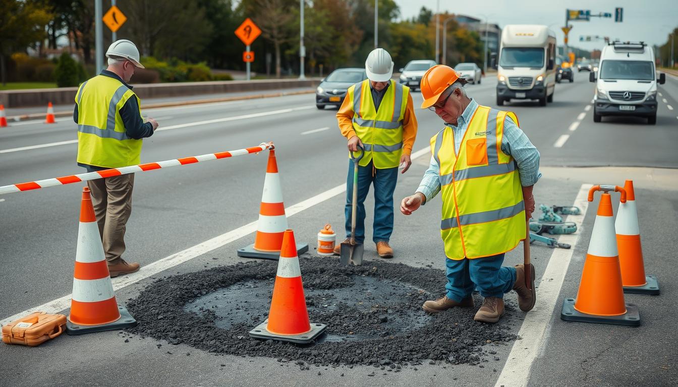 pothole repair worker safety guidelines