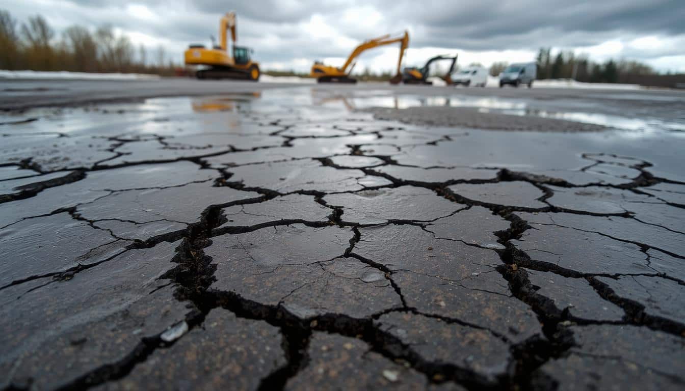 risks of cracking and damage - Can Paving Be Done During Wet or Cold Weather?