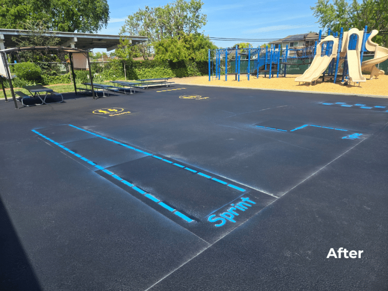 After Line Striping