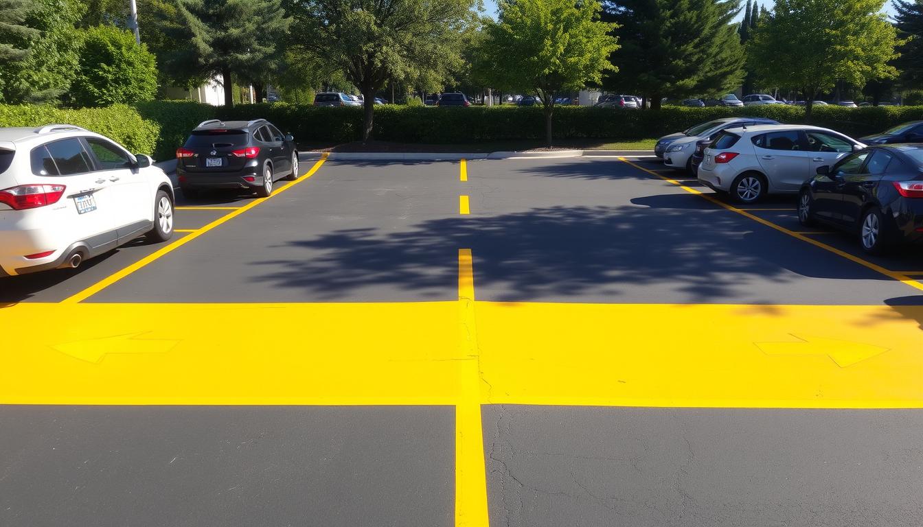 enhancing safety and visibility -How Do I Maintain Freshly Painted Parking Lot Lines?