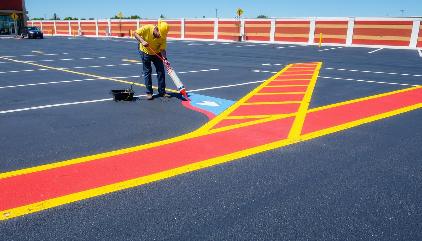 preserving parking lot markings - How Do I Maintain Freshly Painted Parking Lot Lines?