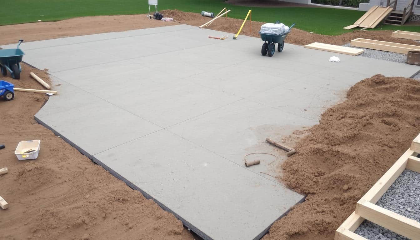 site preparation for concrete paving - How is Concrete Installed for Driveways, Patios, and Sidewalks?