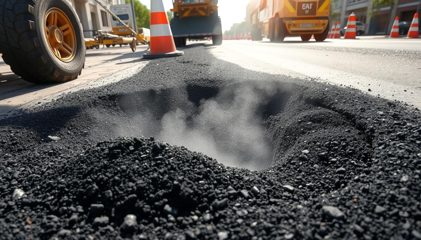 hot mix asphalt - How are Potholes Repaired?