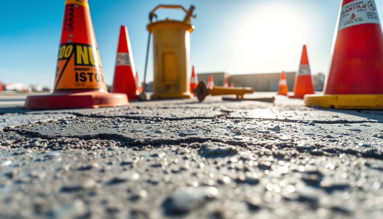 How long does it take for repaired concrete to cure?