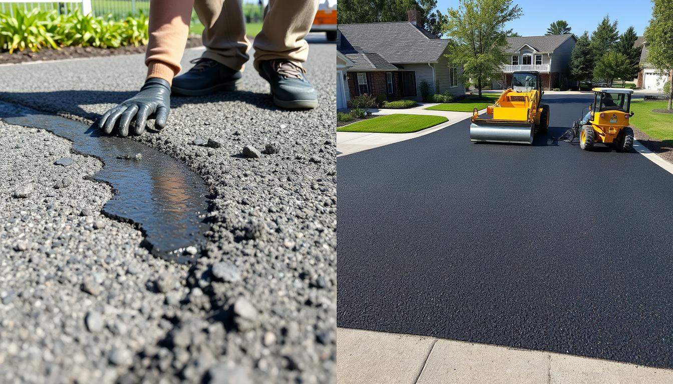 What is the difference between patching and resurfacing?
