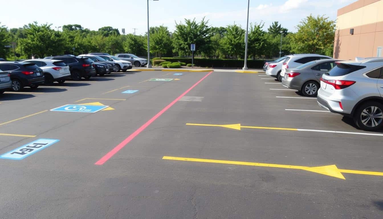 Why is parking lot painting important?