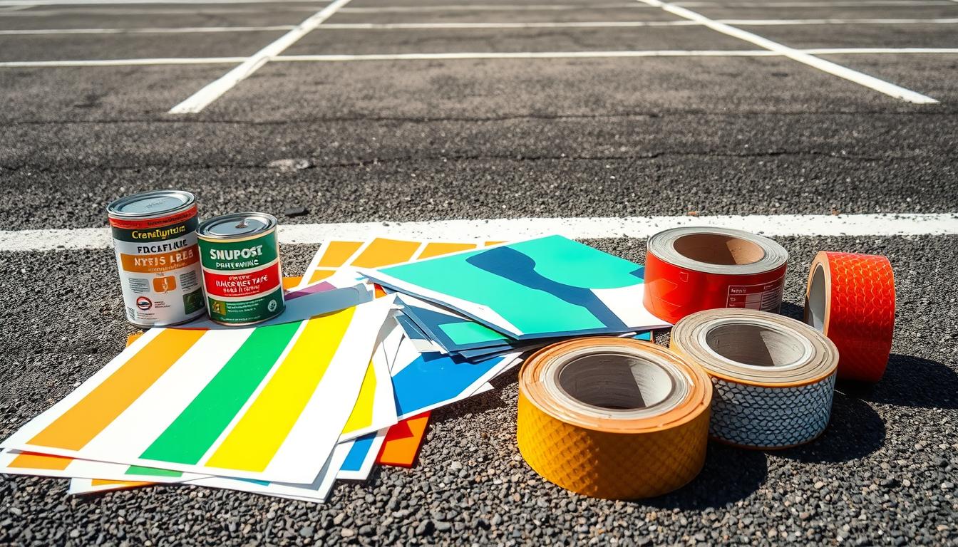 choosing striping materials - What is the Process for Striping a Parking Lot?