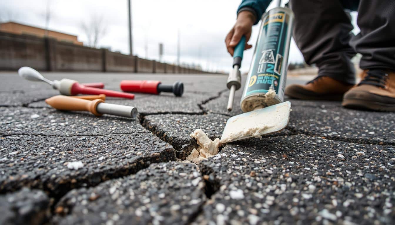 What is crack filling? Concrete Crack Filling Las Lomas CA